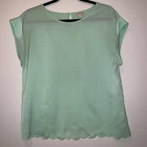 Mint JCrew Blouse